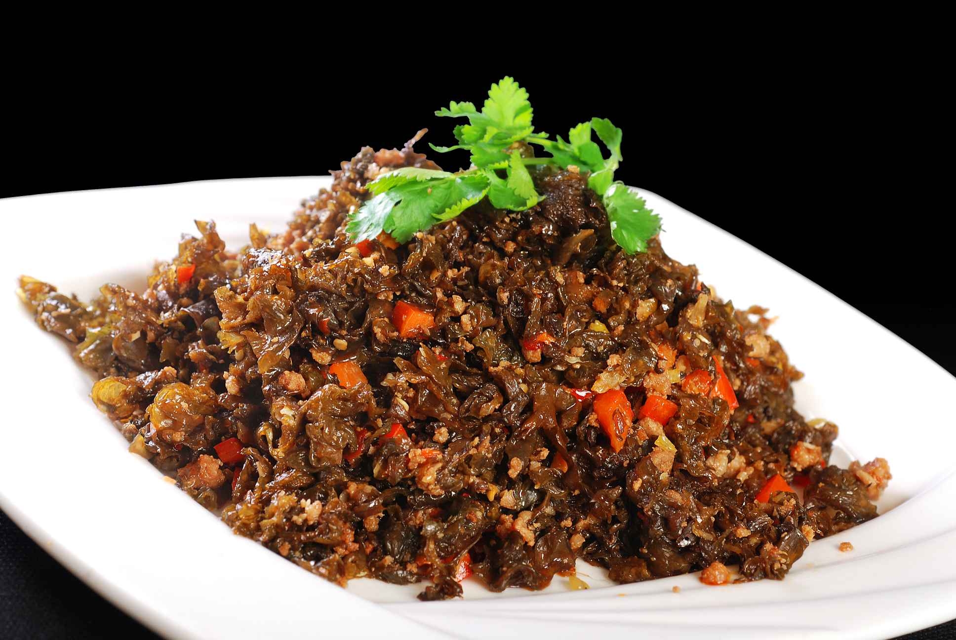 餐饮美食地木耳宣传图片灯箱