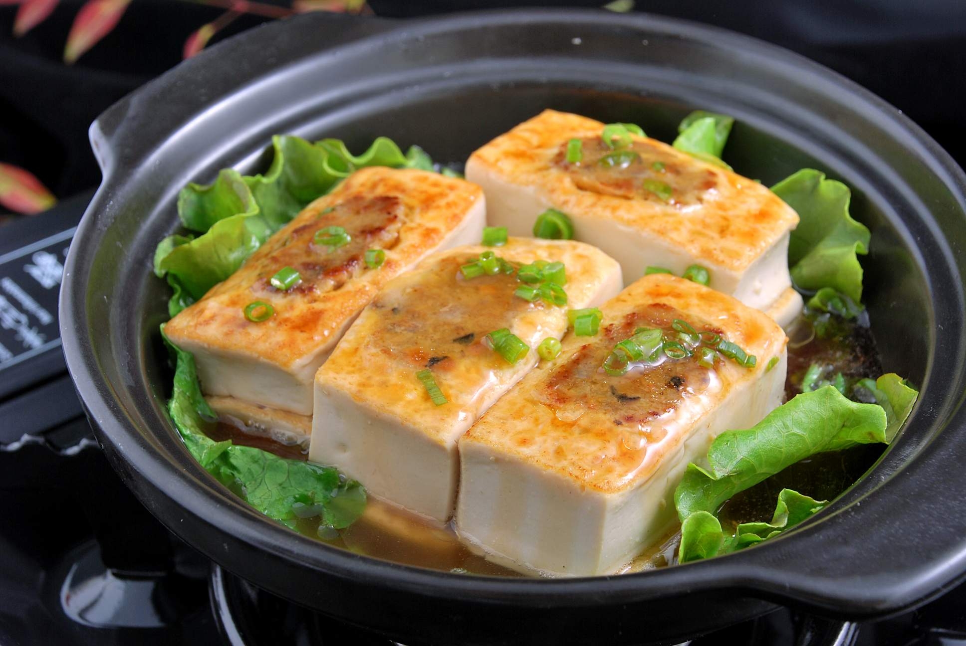 餐饮美食客家豆腐宣传图片灯箱