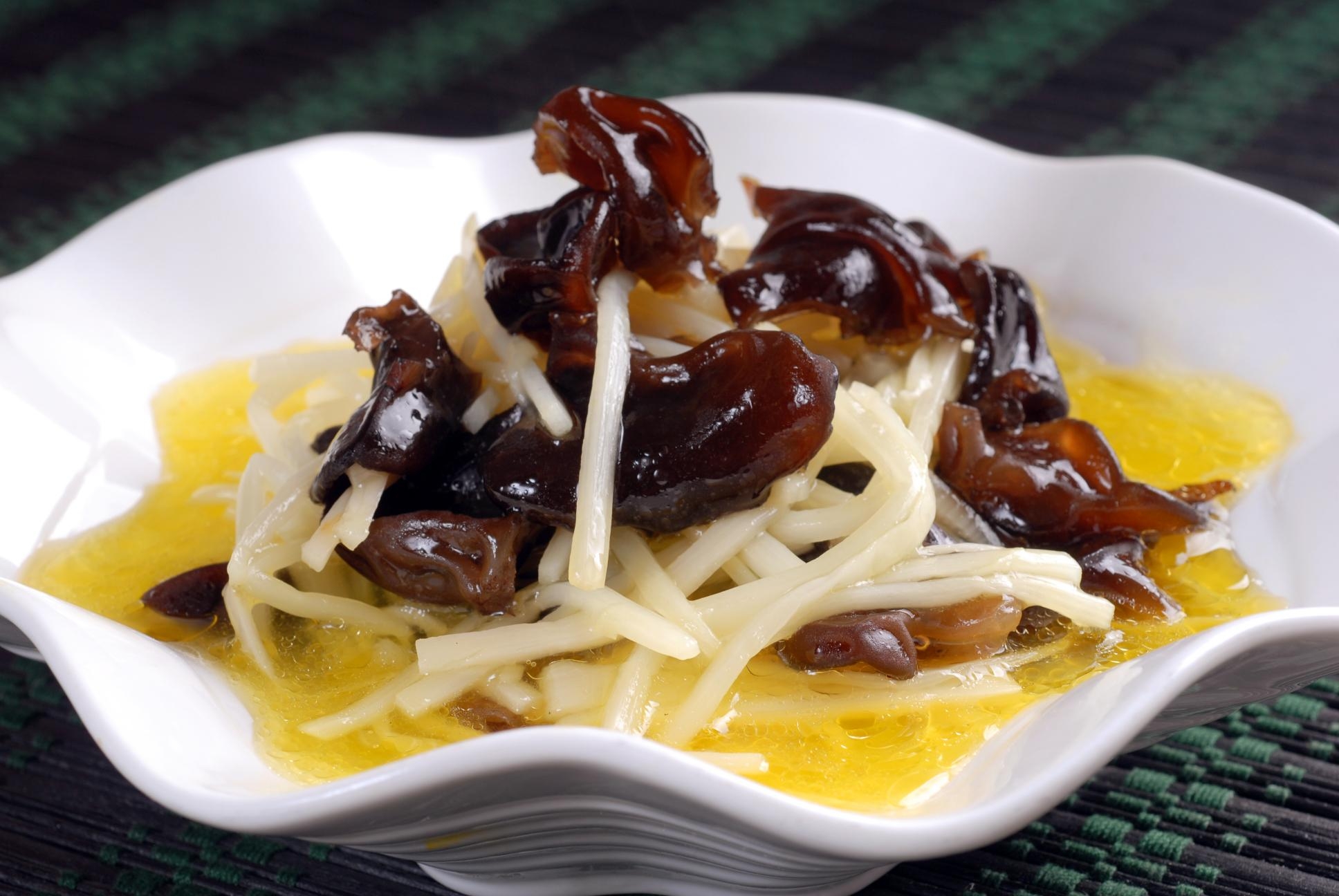 鸡汁香脆笋高清图片