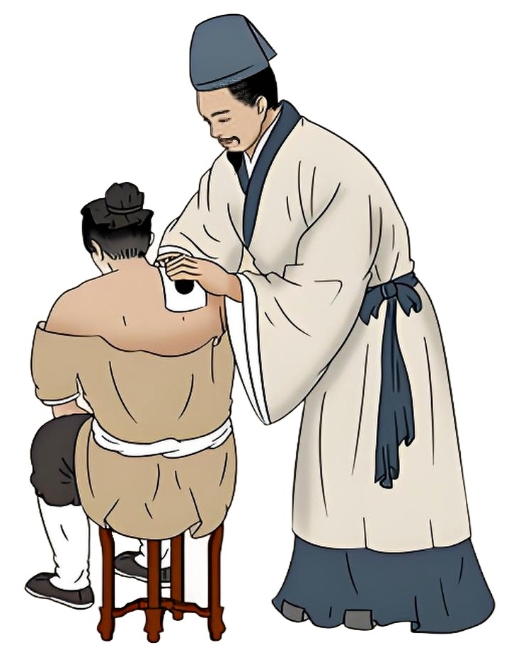 金山中心小儿推拿海报展板AI