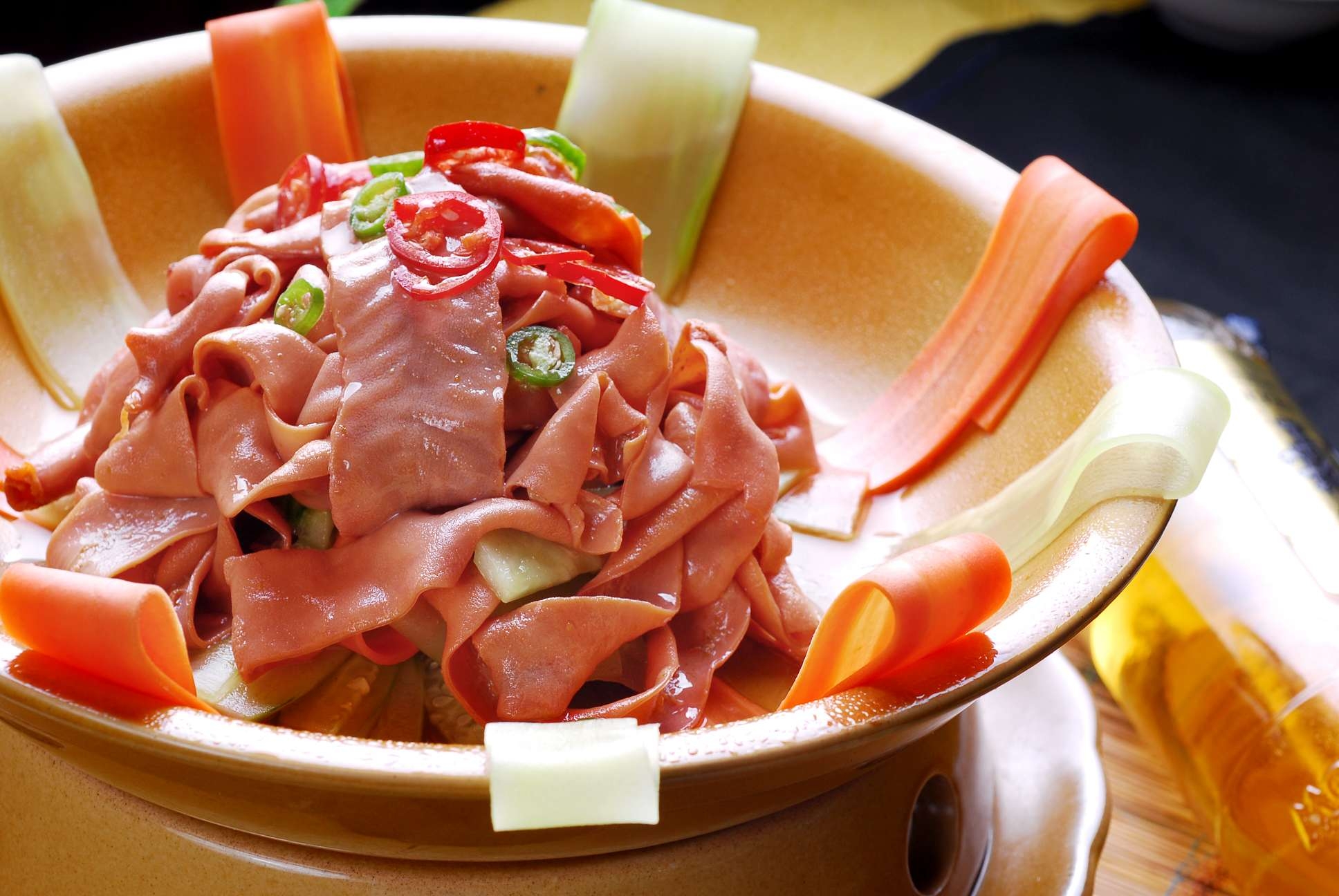 餐饮美食川菜鹅肠鸭肠高清图片109