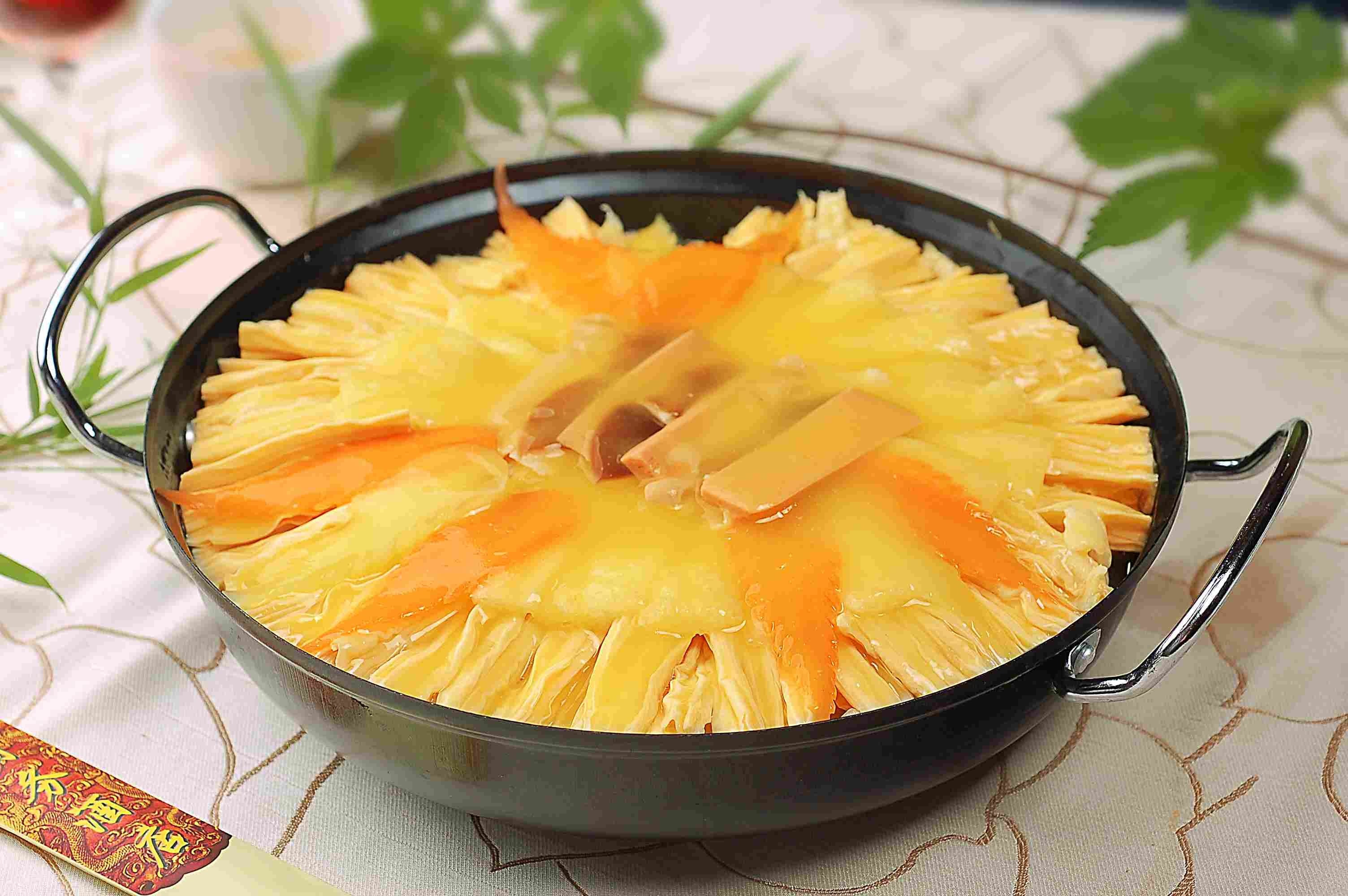 餐饮美食竹荪三鲜宣传图片灯箱