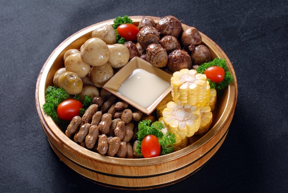 餐饮美食精品粗粮汇宣传图片灯箱