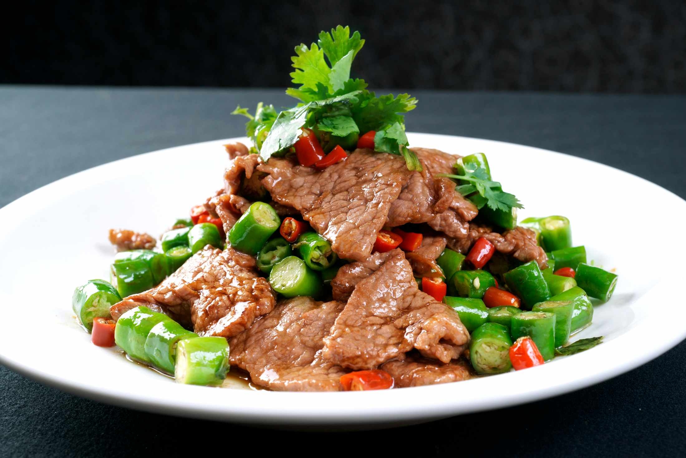 高清图片餐饮美食川菜小炒肥牛高清图片