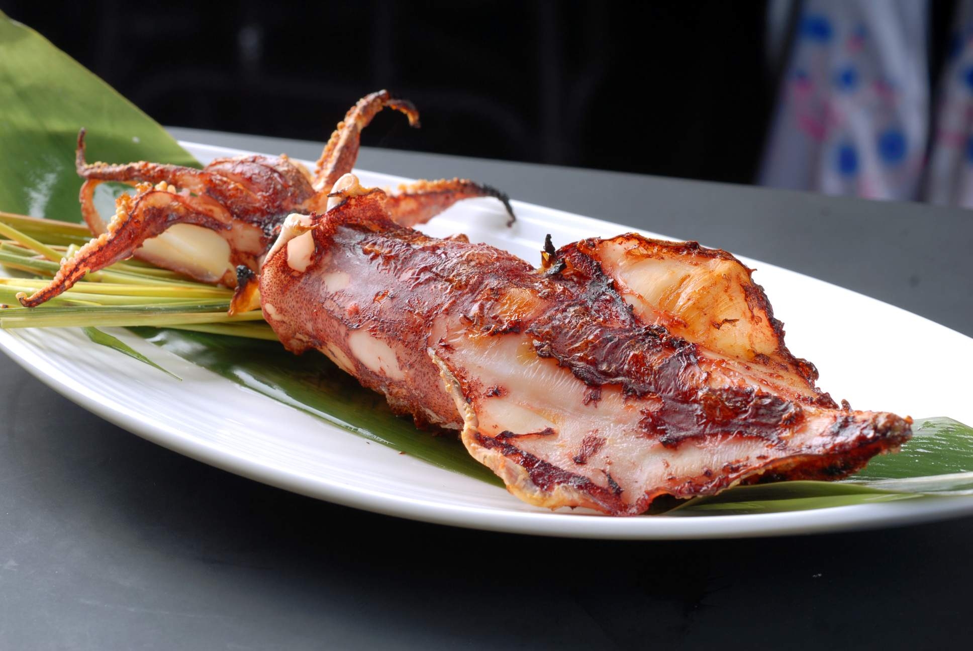 高清图片餐饮美食川菜特色香茅烧鲜鱿高清图片