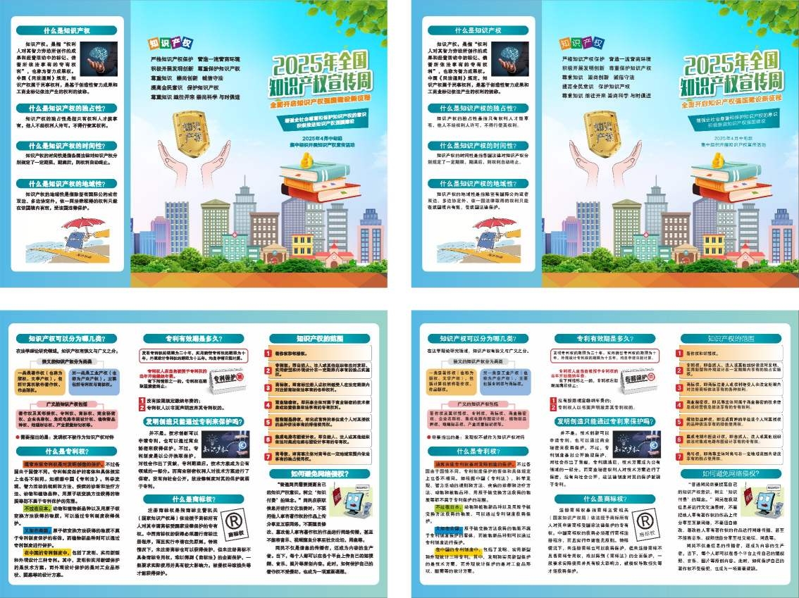全国知识产权宣传周画册海报展板