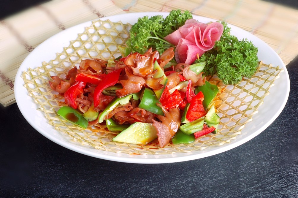 餐饮美食孔雀凤凰宣传图片灯箱