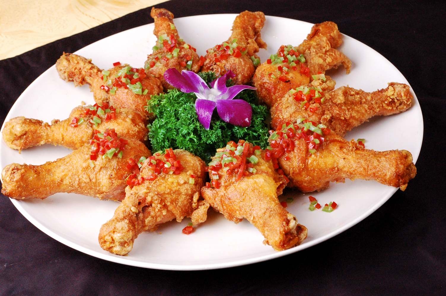 餐饮美食香味琵琶腿宣传图片灯箱