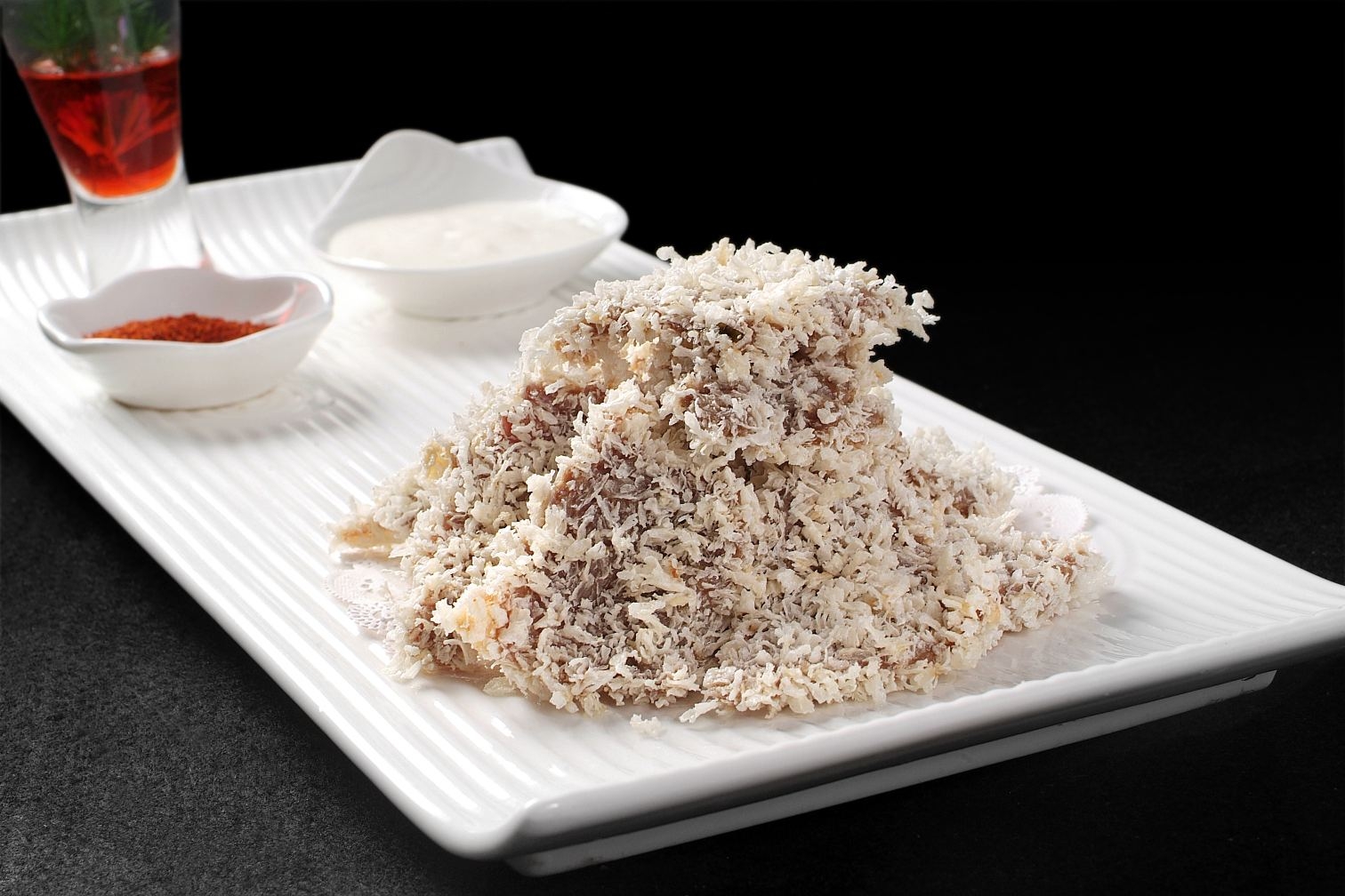 招牌酥皮牛柳高清图片