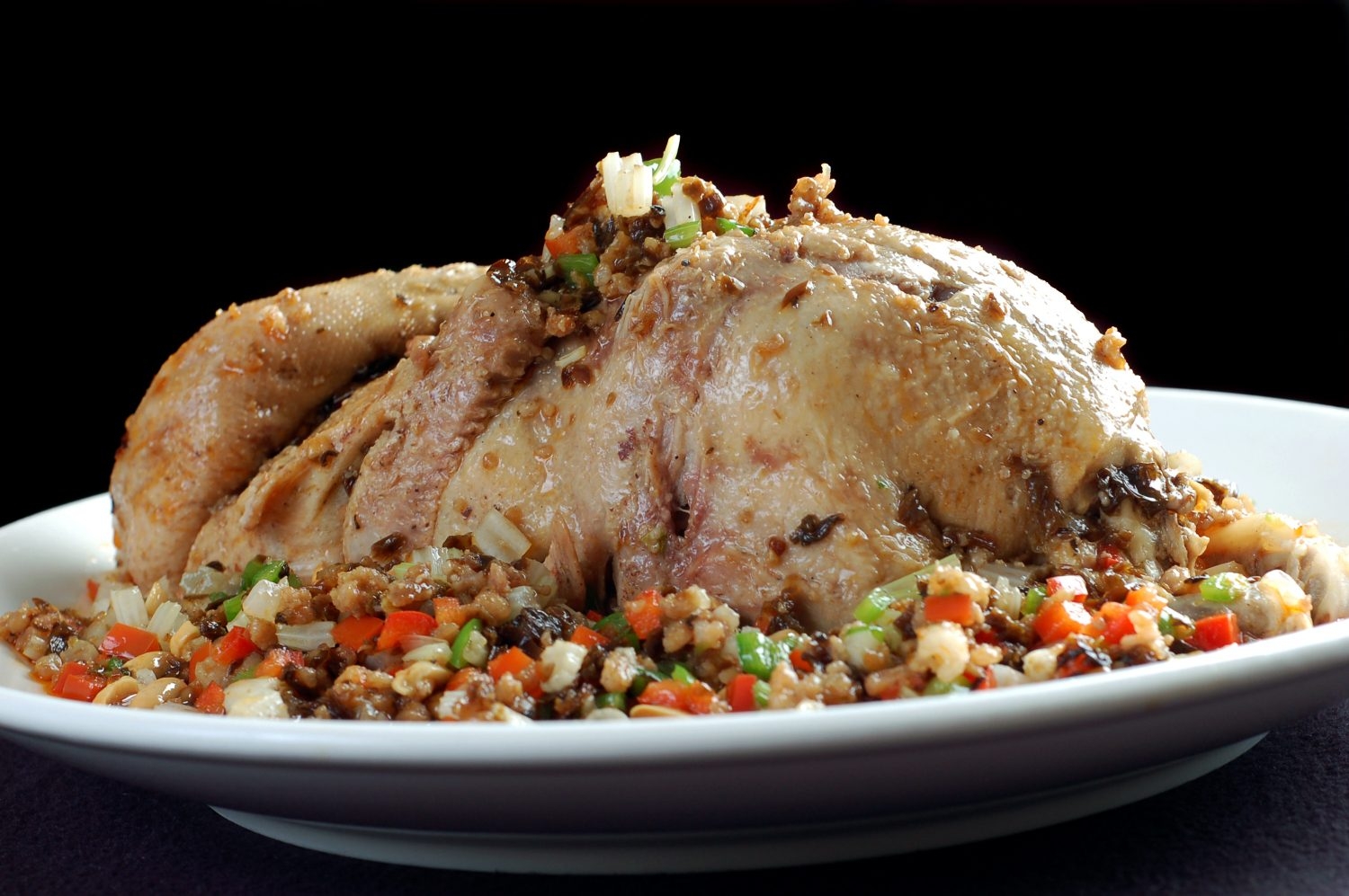 餐饮美食罗汉鸭宣传图片灯箱