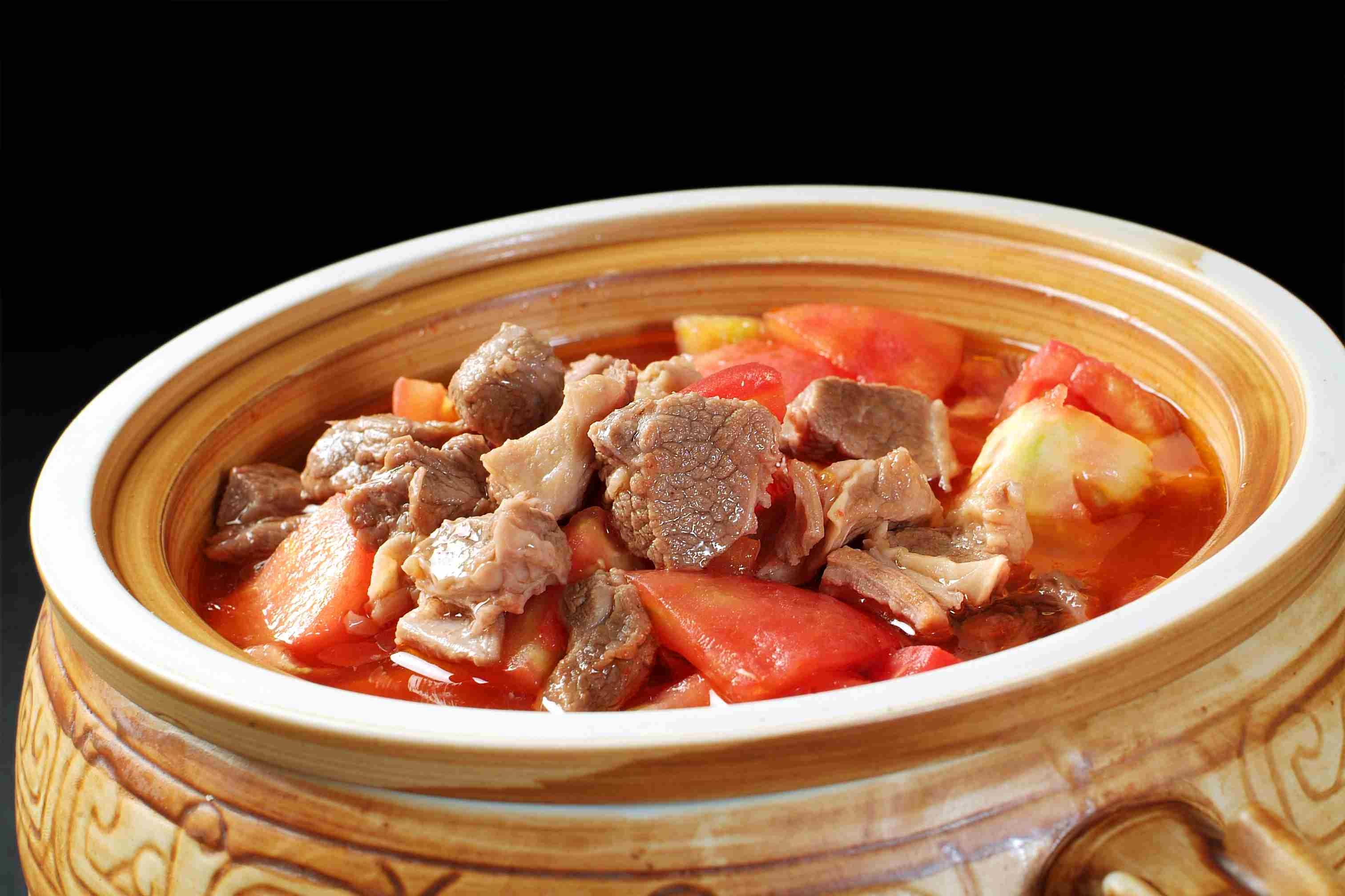 高清图片餐饮美食川菜番茄牛肉高清图片