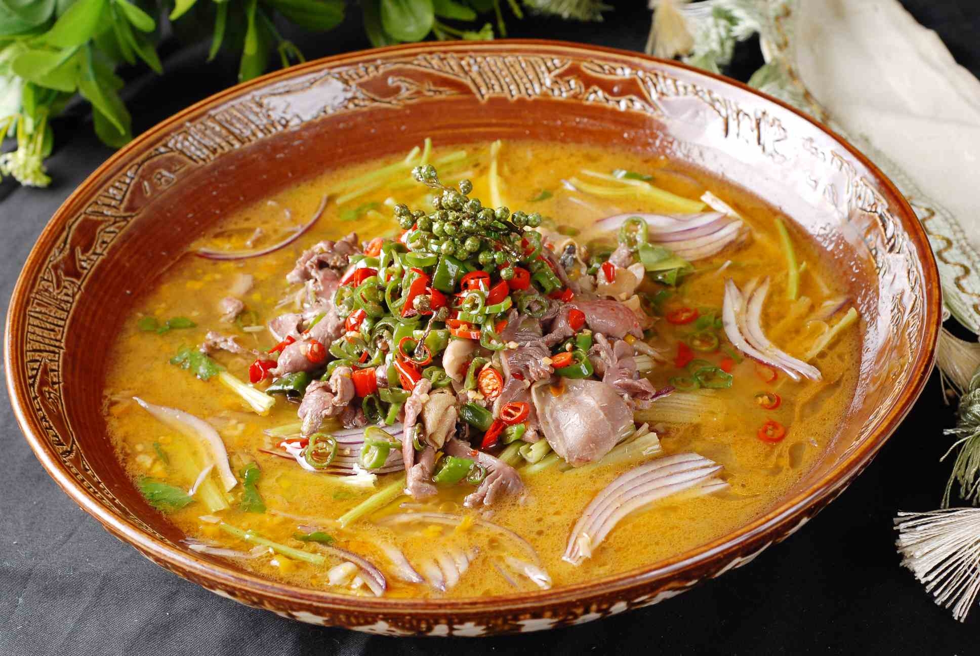 餐饮美食味道鸡杂宣传图片灯箱