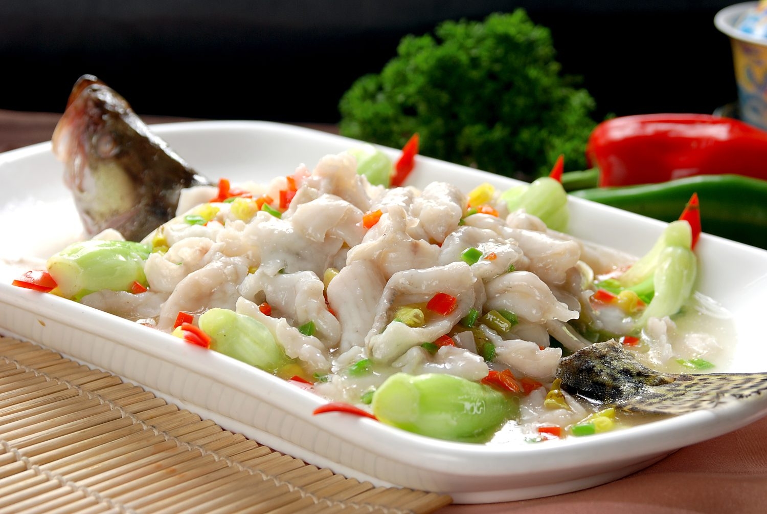 高清图片餐饮美食川菜山椒桂鱼高清图片