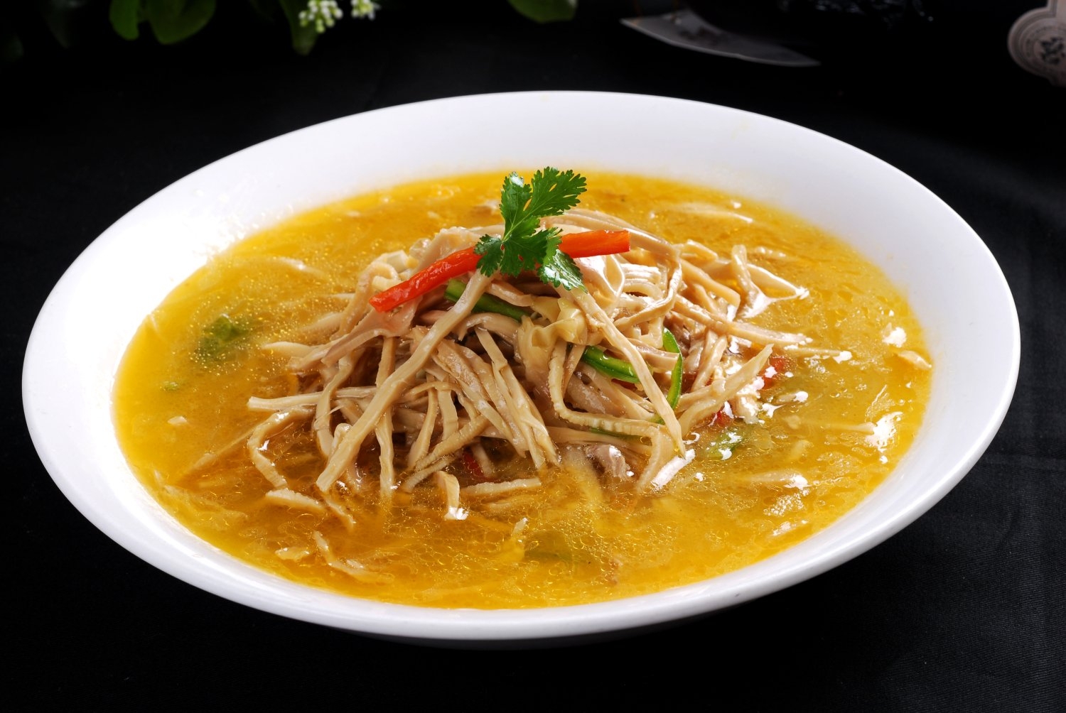 餐饮美食鸡丝脆笋(1)宣传图片灯箱