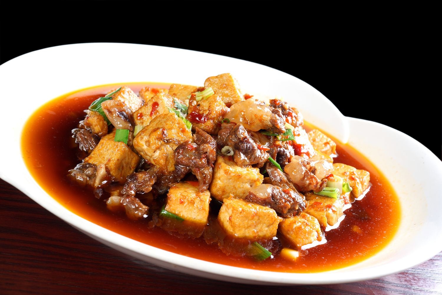 高清图片餐饮美食川菜老豆腐烧牛肉高清图片