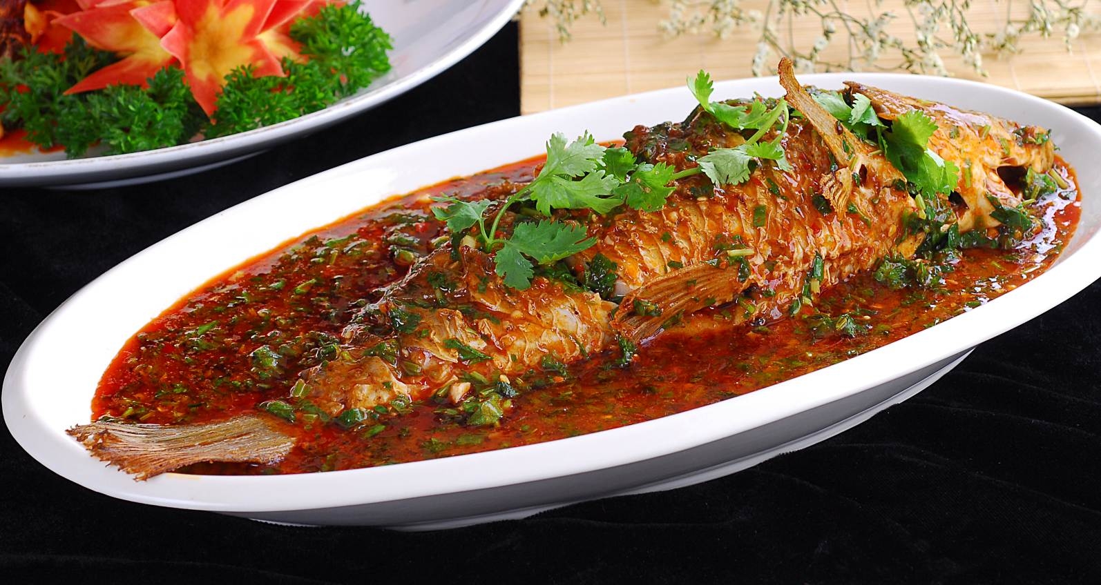 高清图片餐饮美食川菜软烧鲤鱼高清图片