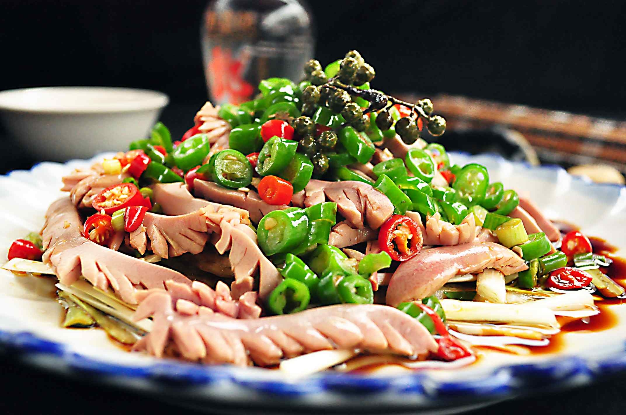 高清图片餐饮美食川菜猪腰花鲜椒嫩腰花高清图片1001