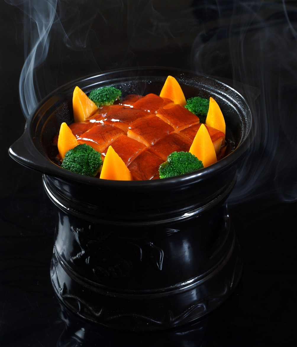 高清图片餐饮美食川菜金瓜红烧肉高清图片