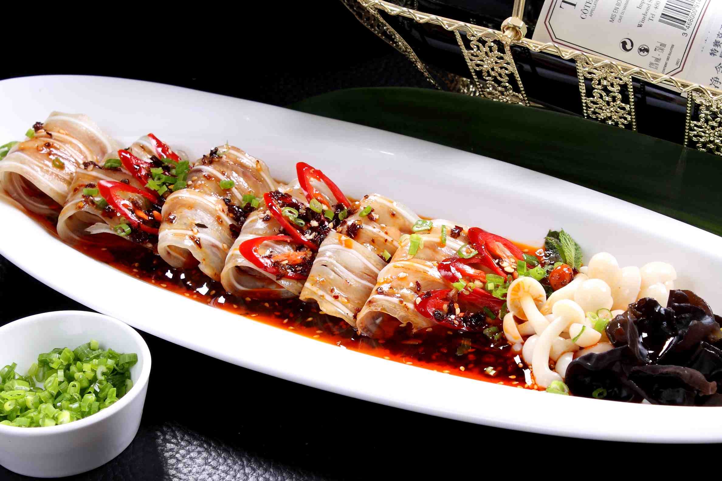 高清图片餐饮美食川菜客家豆豉拌耳脆高清图片