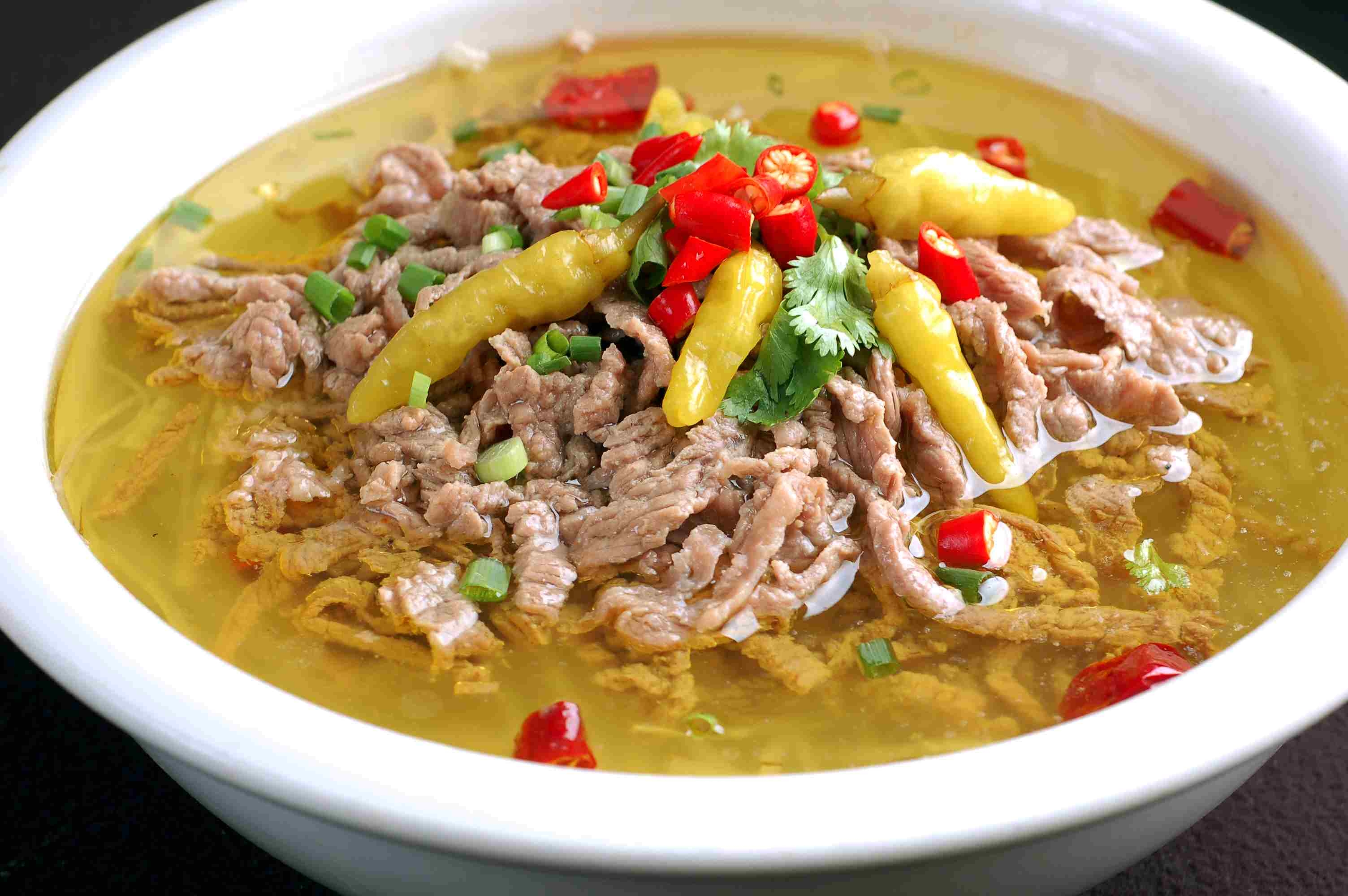 餐饮美食川菜金汤牛柳高清图片381