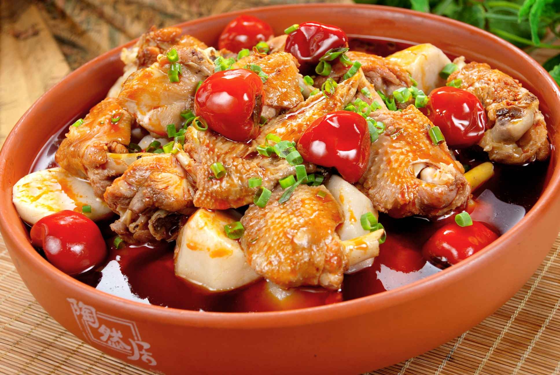 高清图片餐饮美食川菜口香堂芋儿鸡高清图片