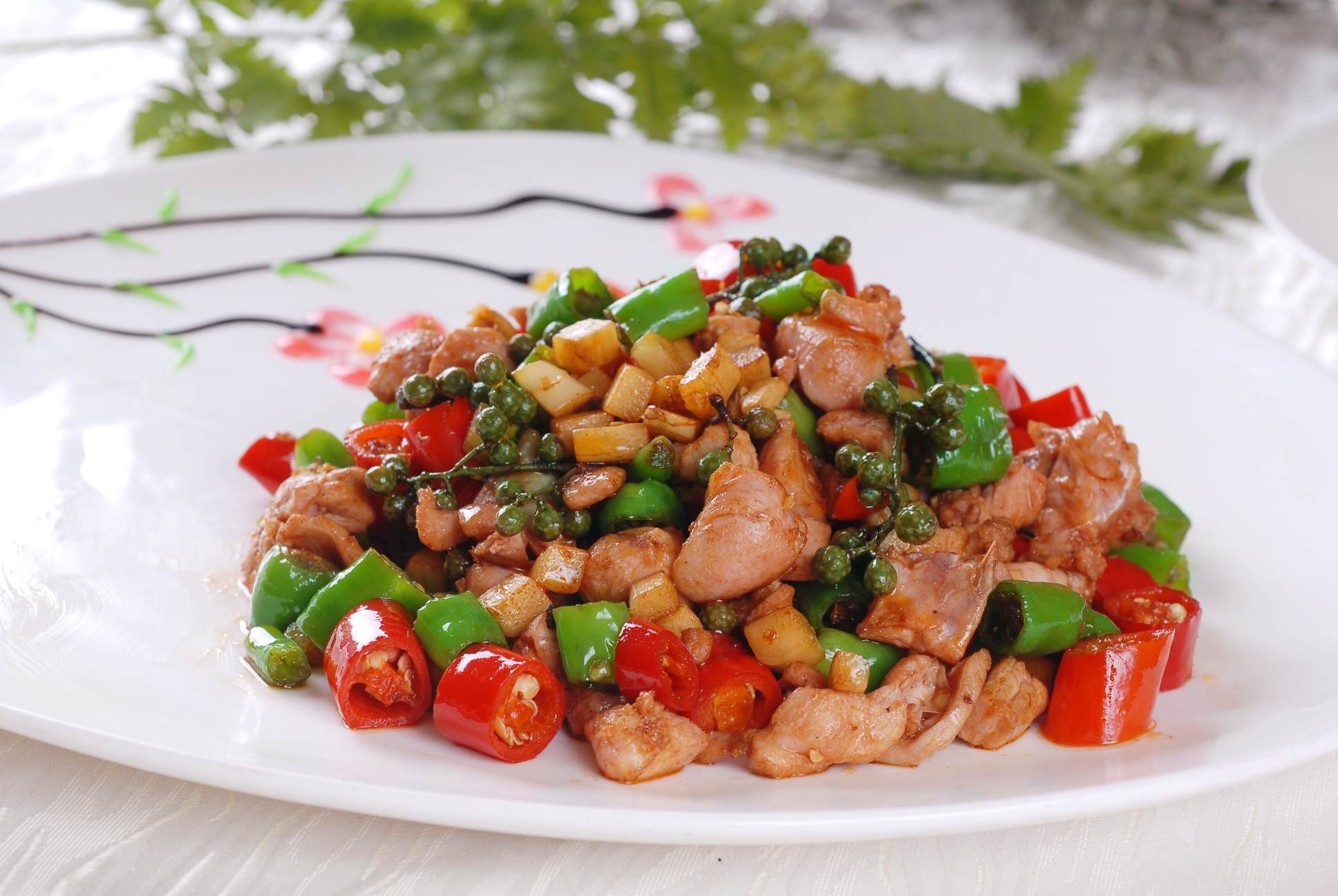 餐饮美食双椒仔兔高清图片