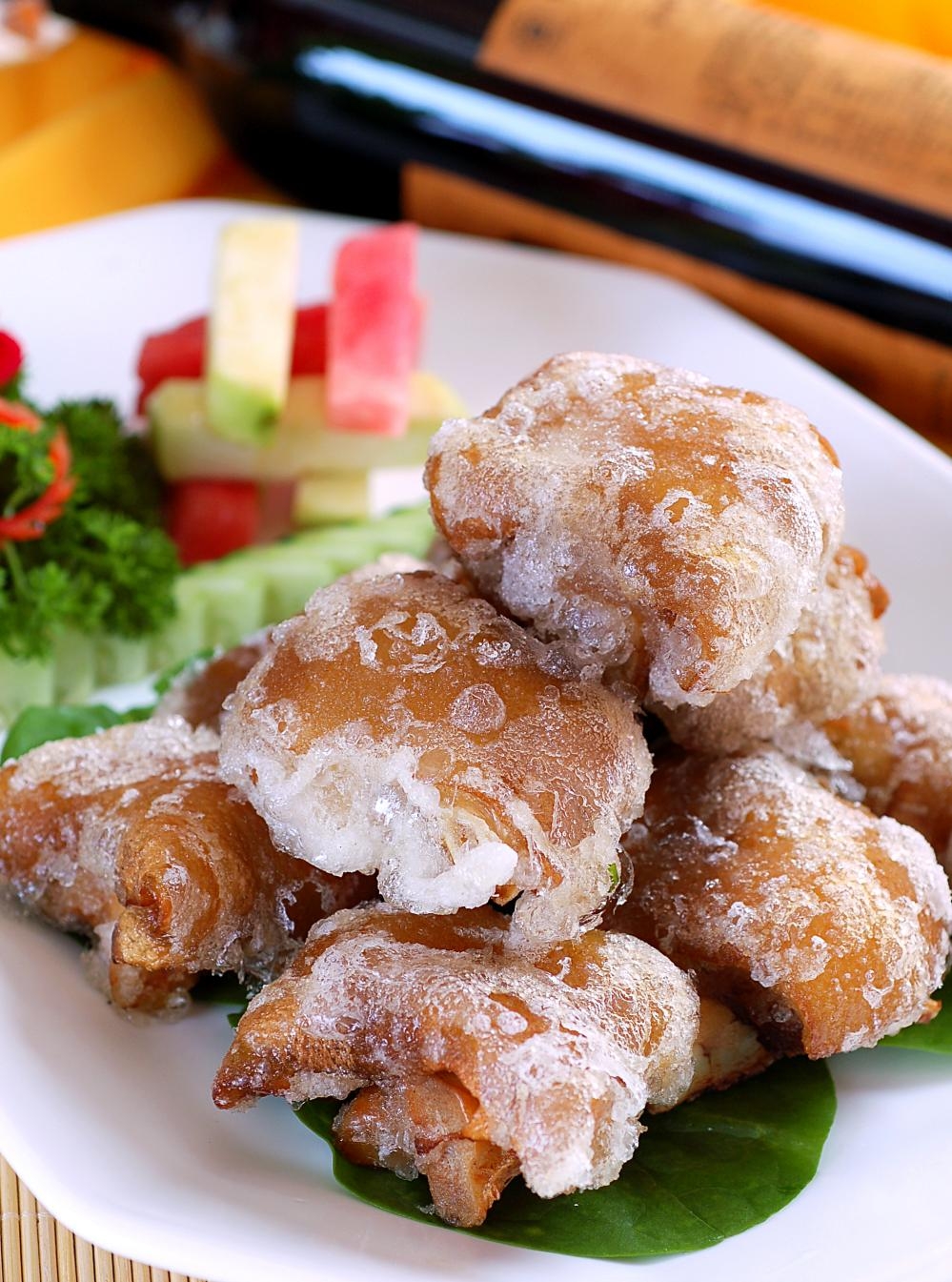 餐饮美食川菜脆皮猪手高清图片