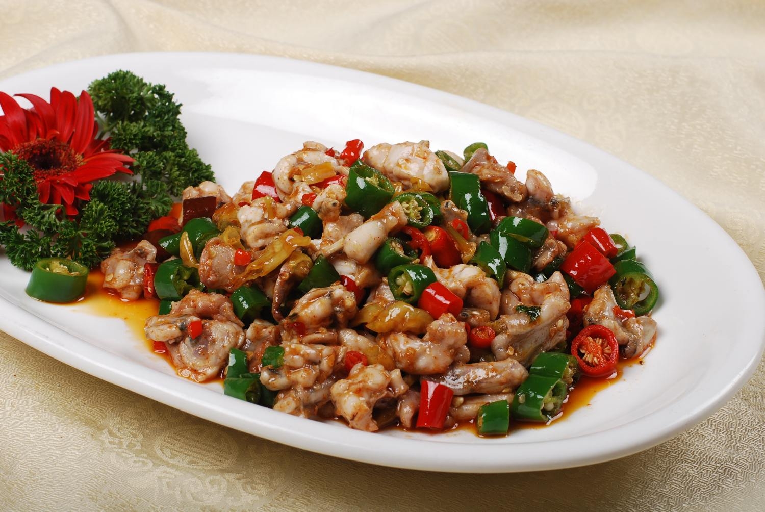 餐饮美食江湖牛蛙高清图片