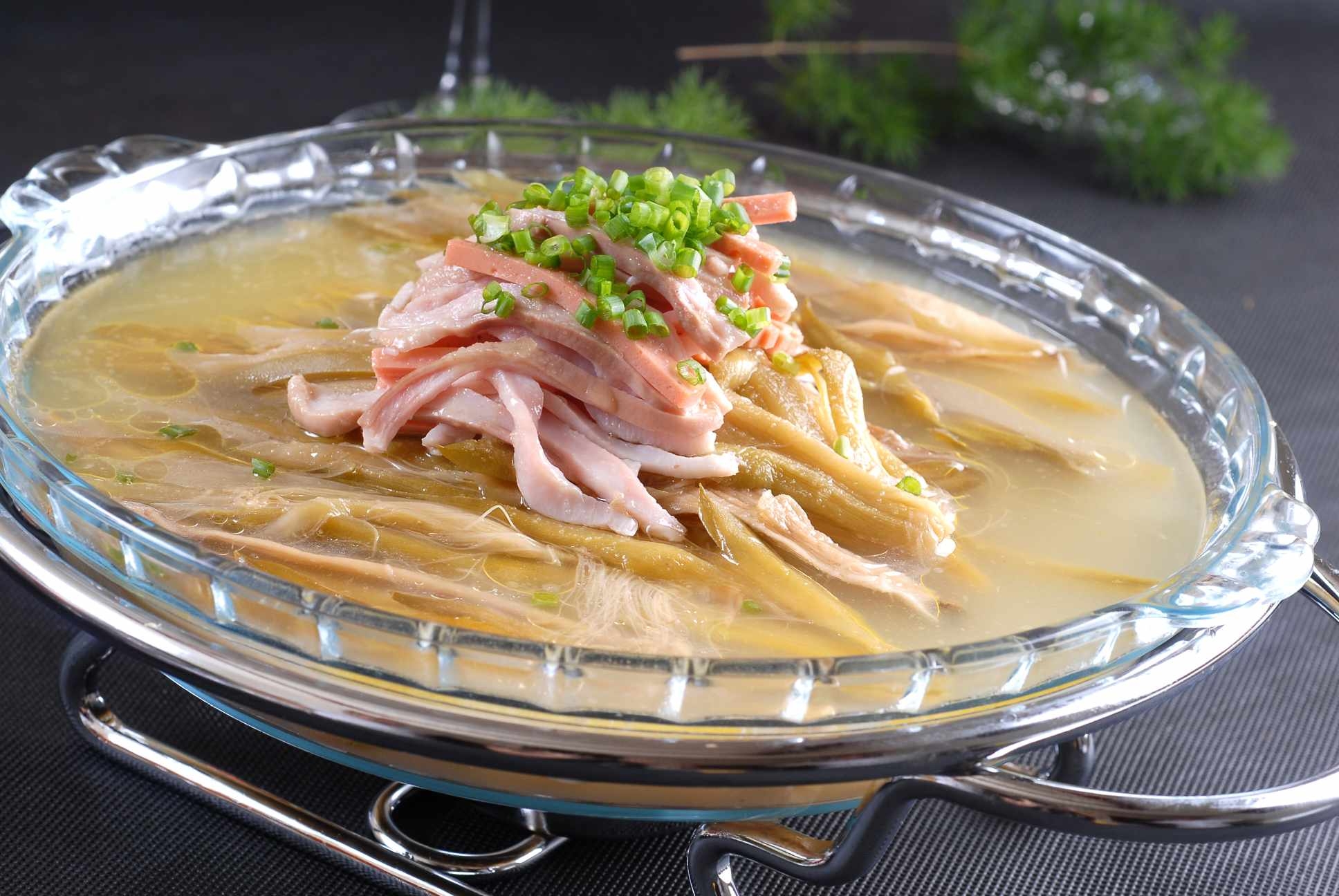 高清图片餐饮美食川菜霸王花烩肚丝高清图片