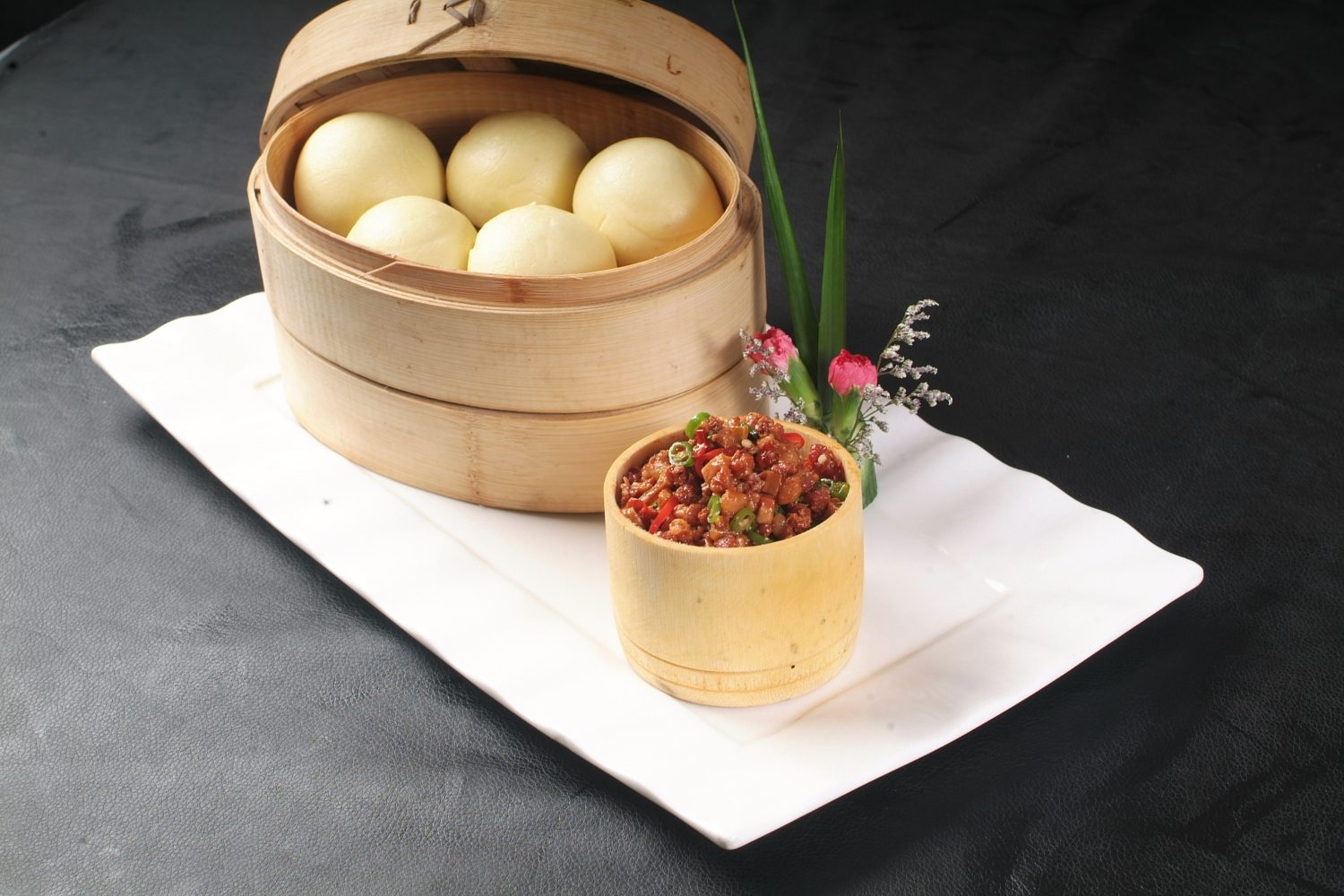 餐饮美食川菜绍子麦包高清图片