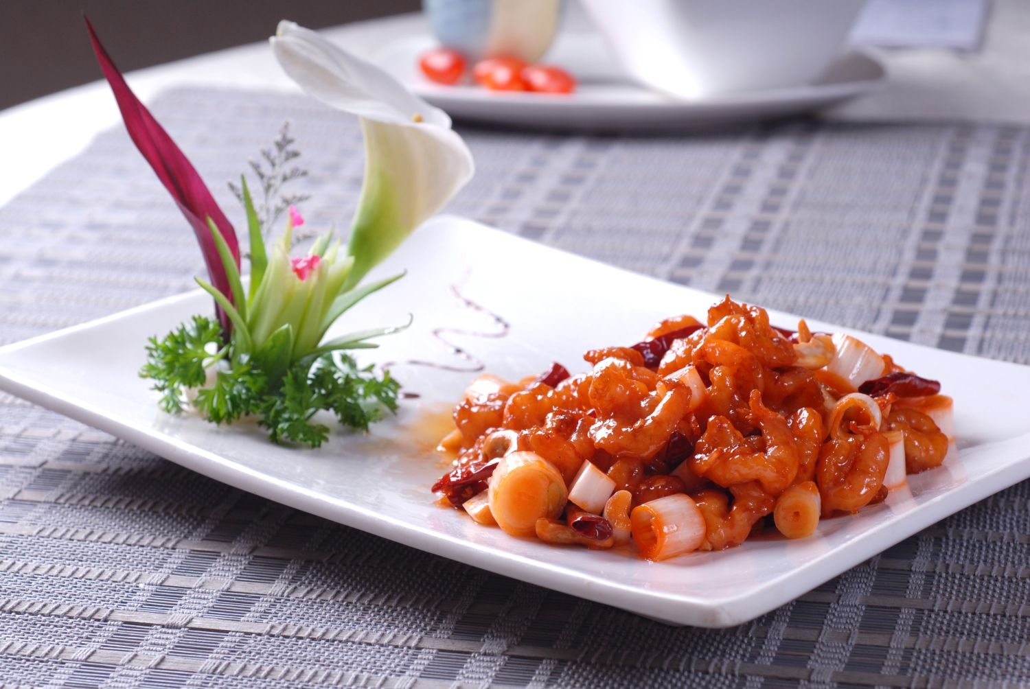 高清图片餐饮美食川菜宫保虾球高清图片