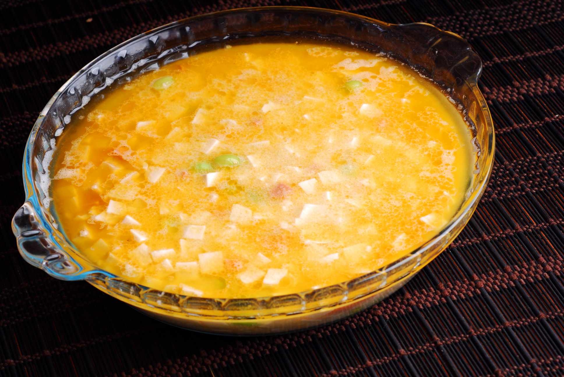 餐饮美食蟹黄豆花宣传图片灯箱