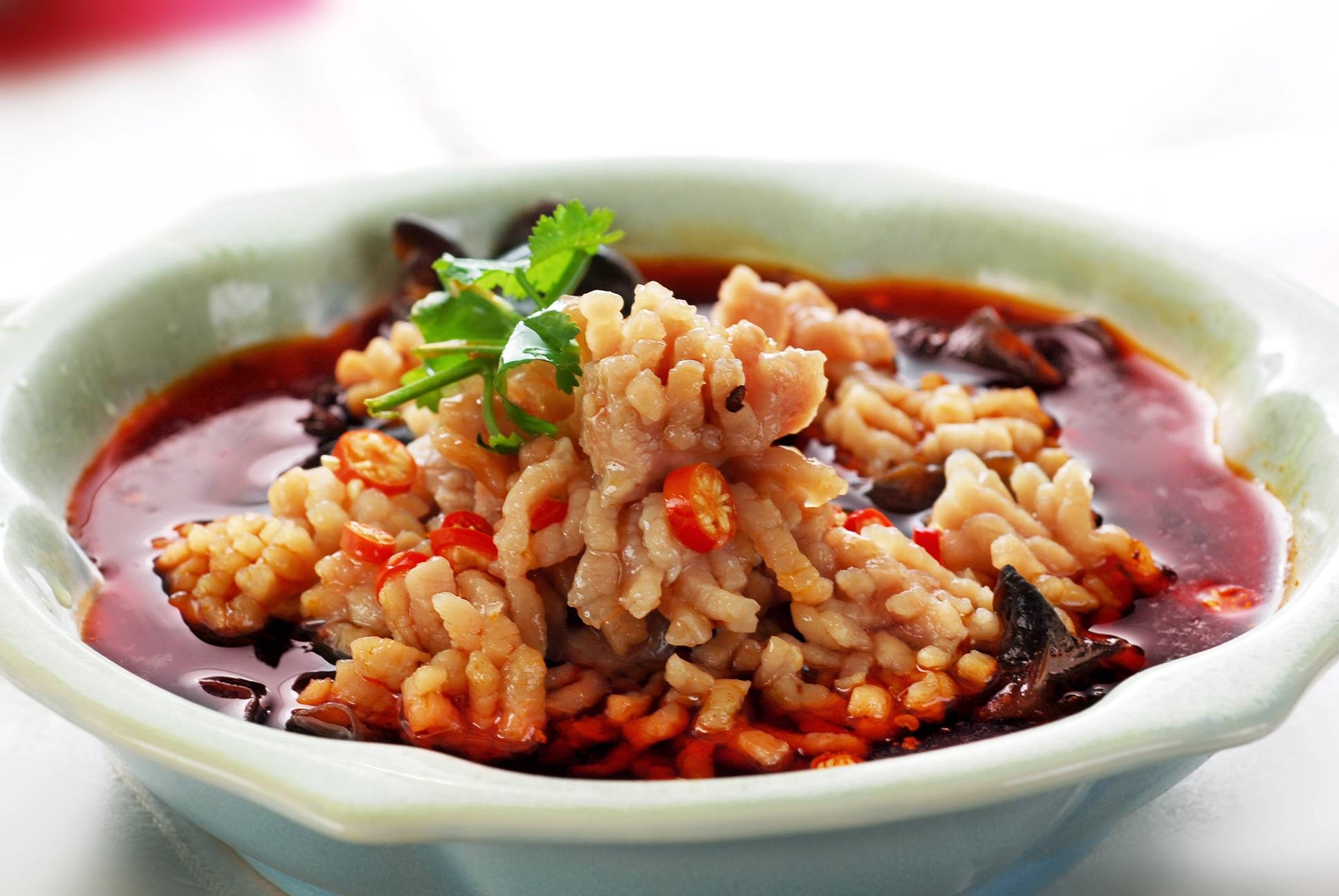 餐饮美食鲜椒兔花宣传图片灯箱