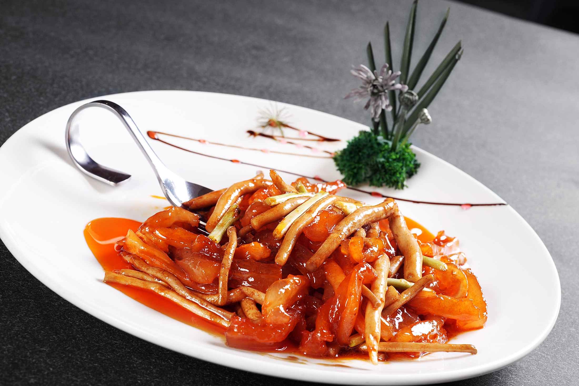 餐饮美食茶菇驼鸟筋宣传图片灯箱