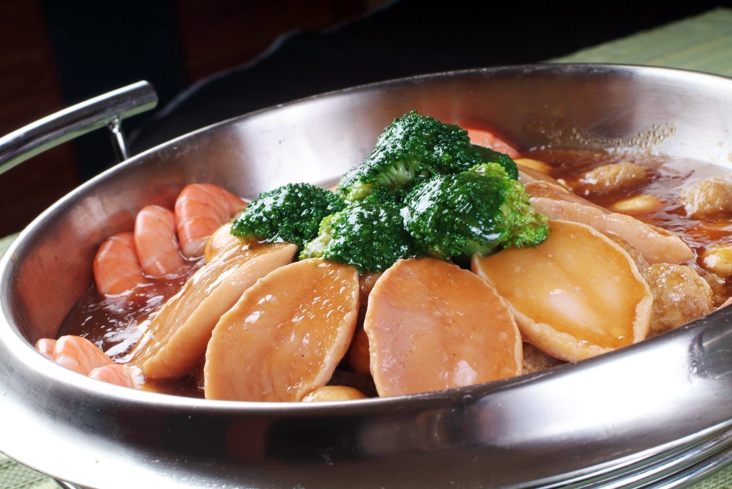 餐饮美食川菜热大鲍鱼全家福高清图片671