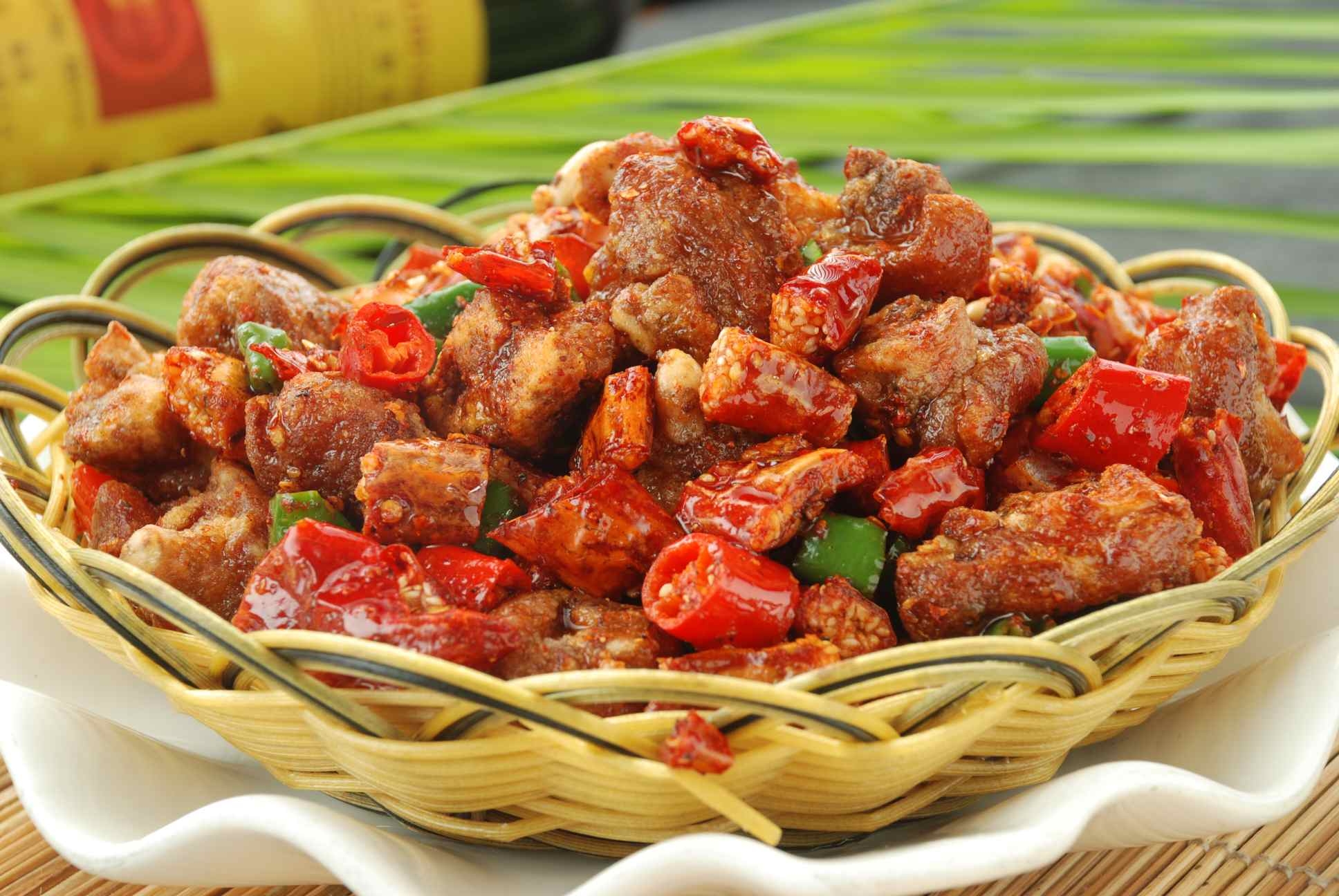 高清图片餐饮美食川菜猪猪蹄脆皮猪手高清图片