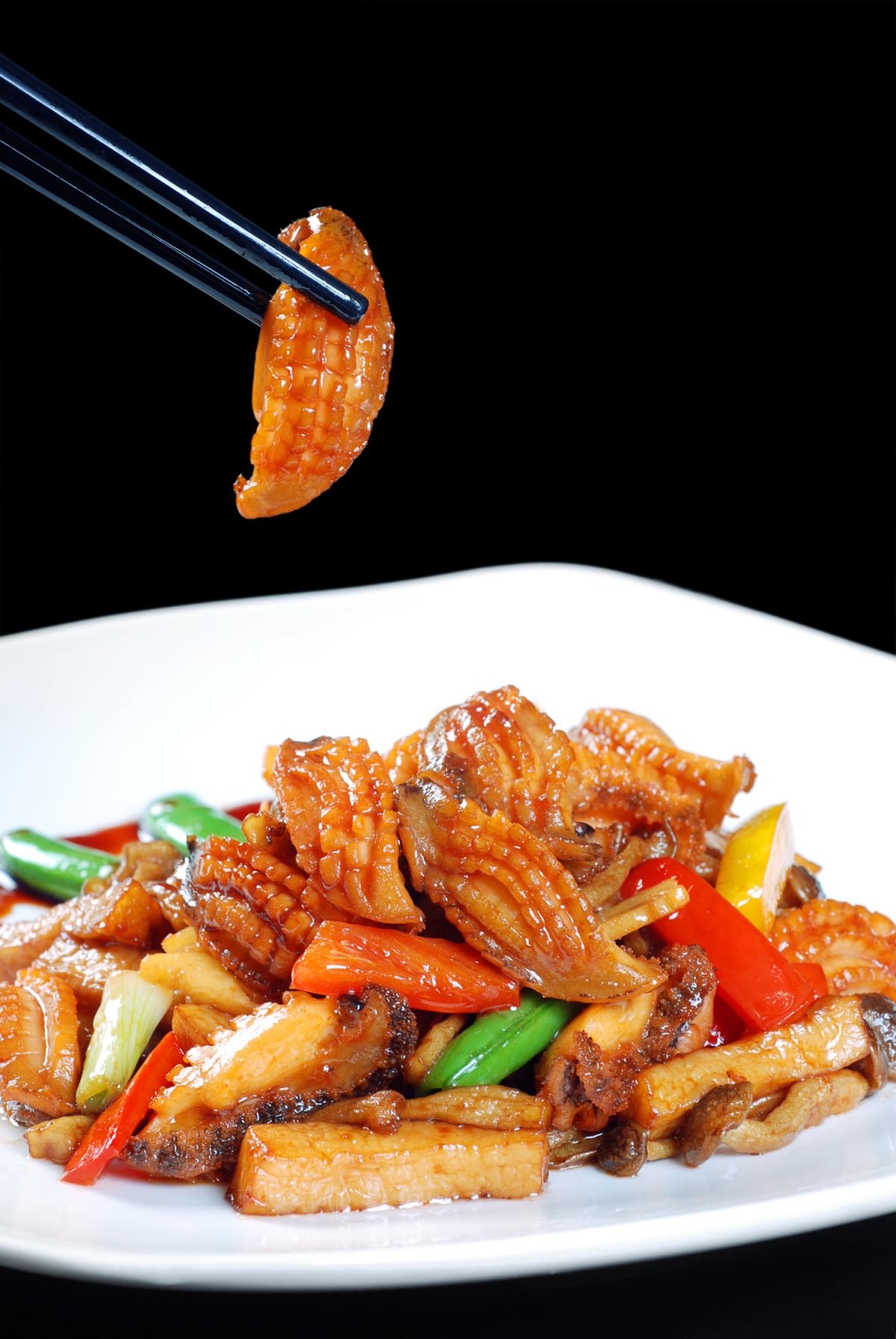 高清图片餐饮美食川菜好味汁双菇炒鲜鲍高清图片193