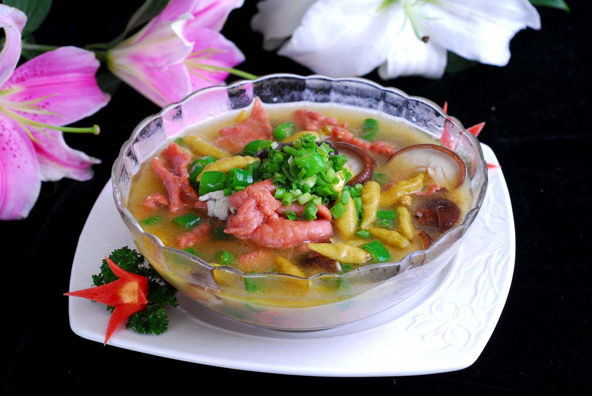 餐饮美食川菜山椒牛柳高清图片733