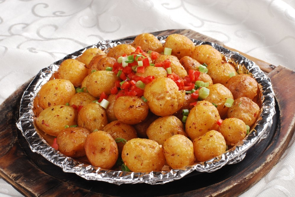 餐饮美食苏氏小土豆宣传图片灯箱