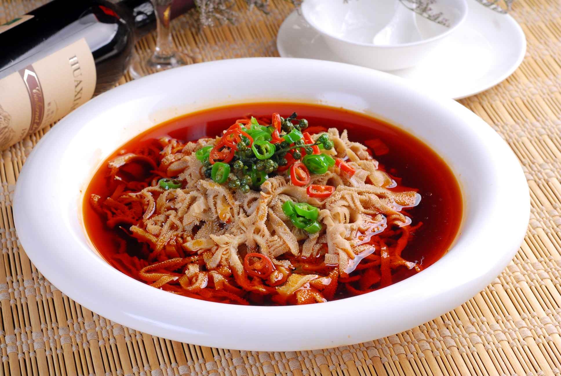 餐饮美食针菇草原肚宣传图片灯箱