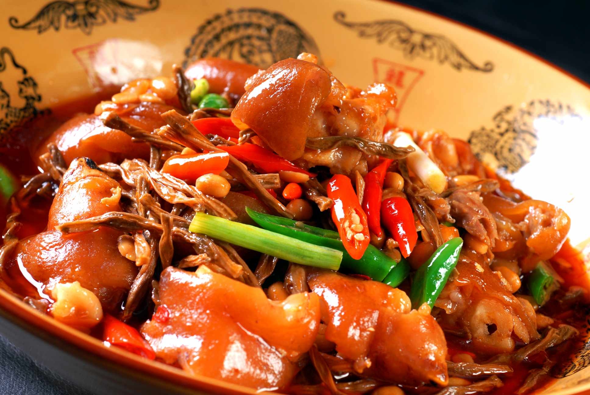 高清图片餐饮美食川菜腊豆美蹄高清图片403