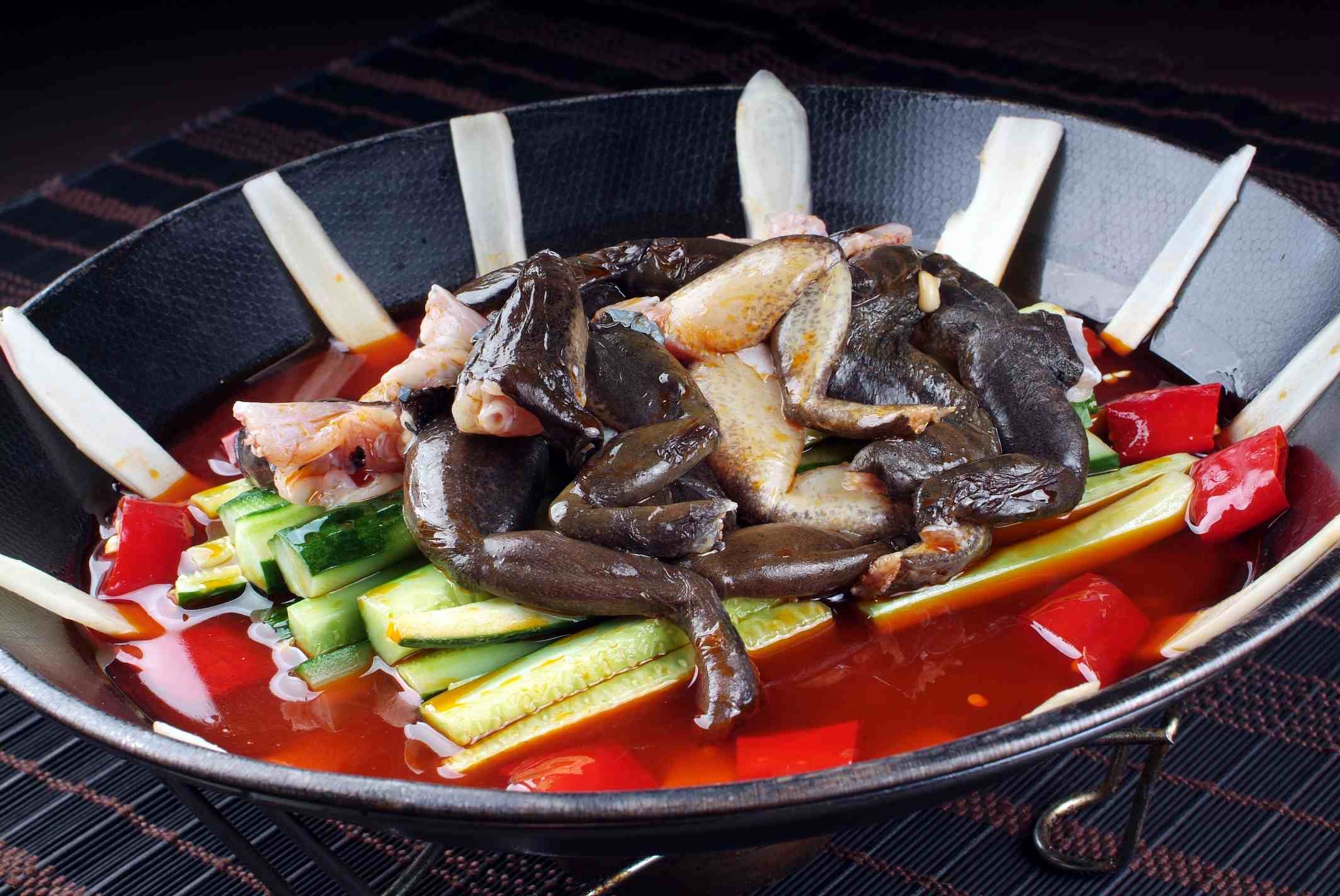 野味仔姜焖石鹅高清图片