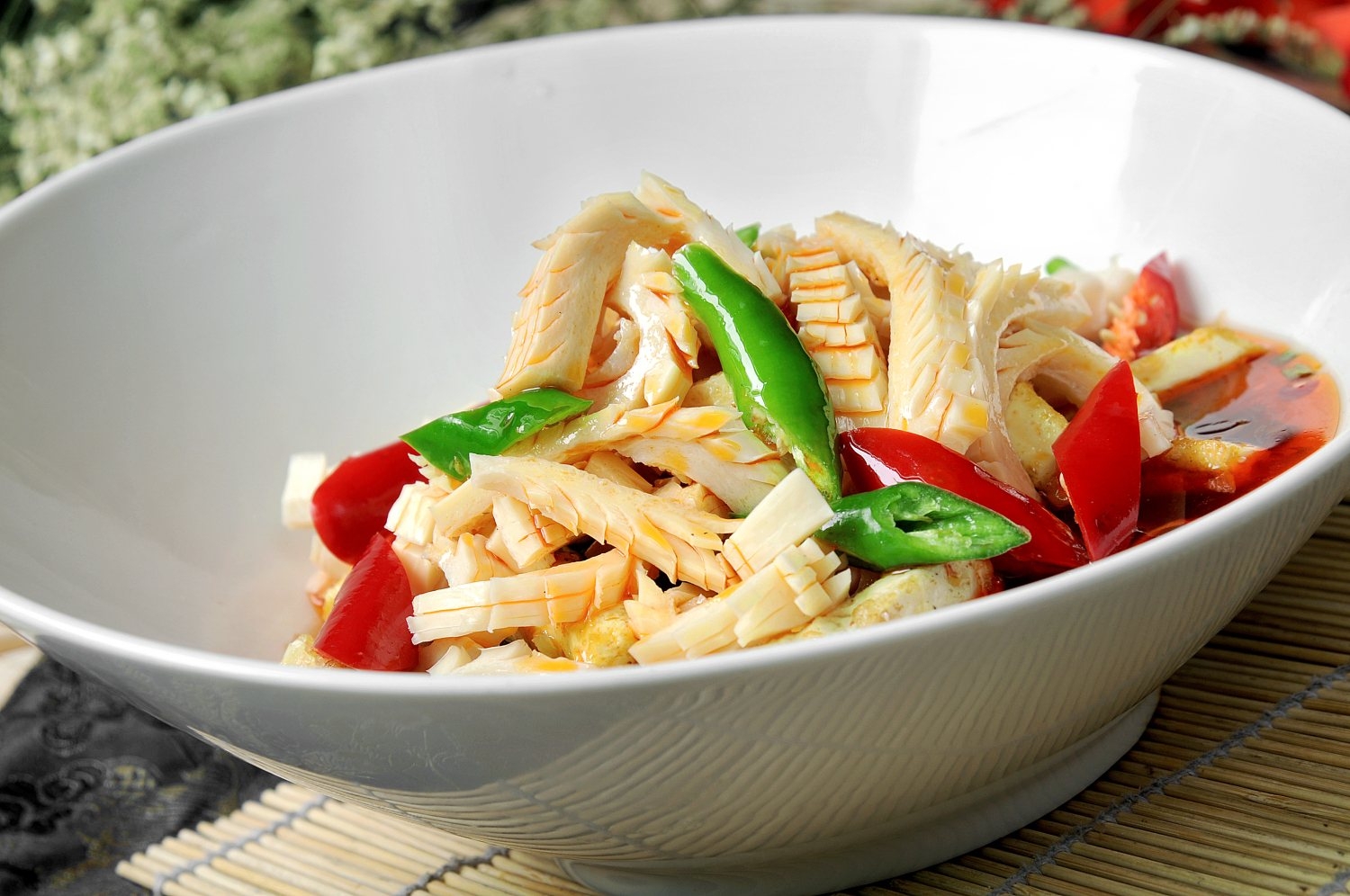 高清图片餐饮美食川菜花椒白龙高清图片