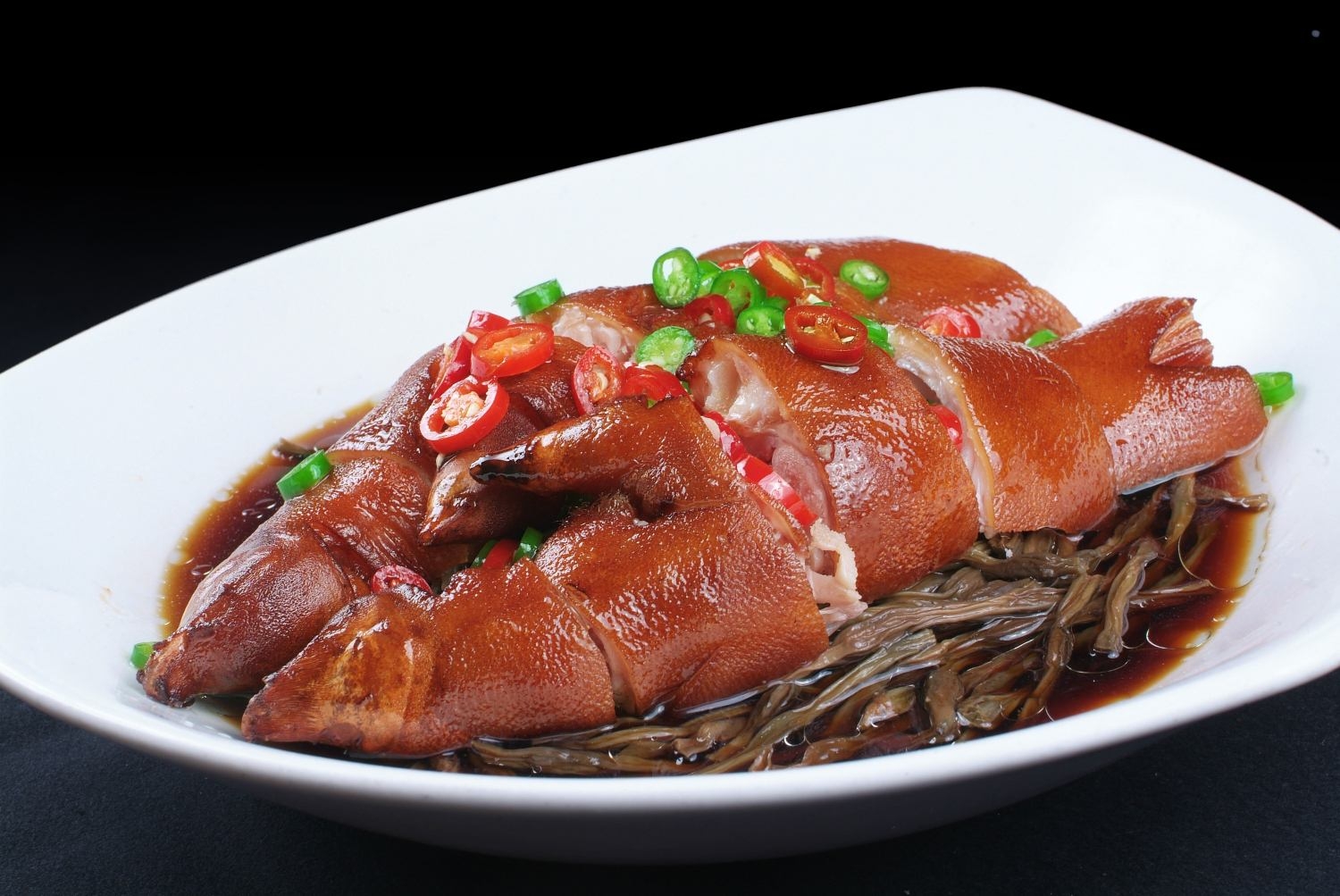 餐饮美食川菜巴嘴猪手高清图片