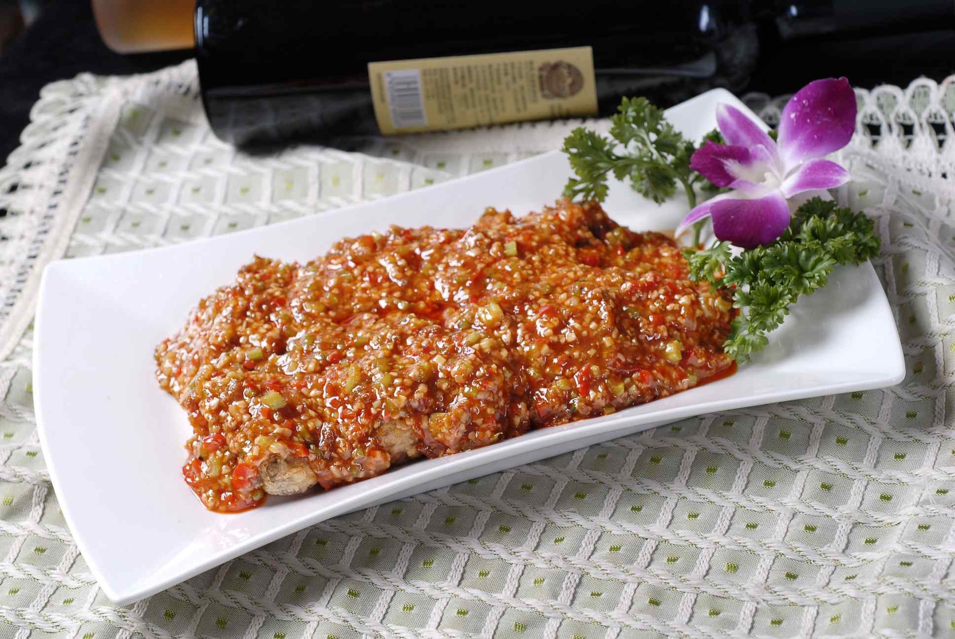 餐饮美食干烧海皇卷高清图片