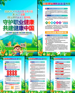 2026职业病防护法宣传周海报