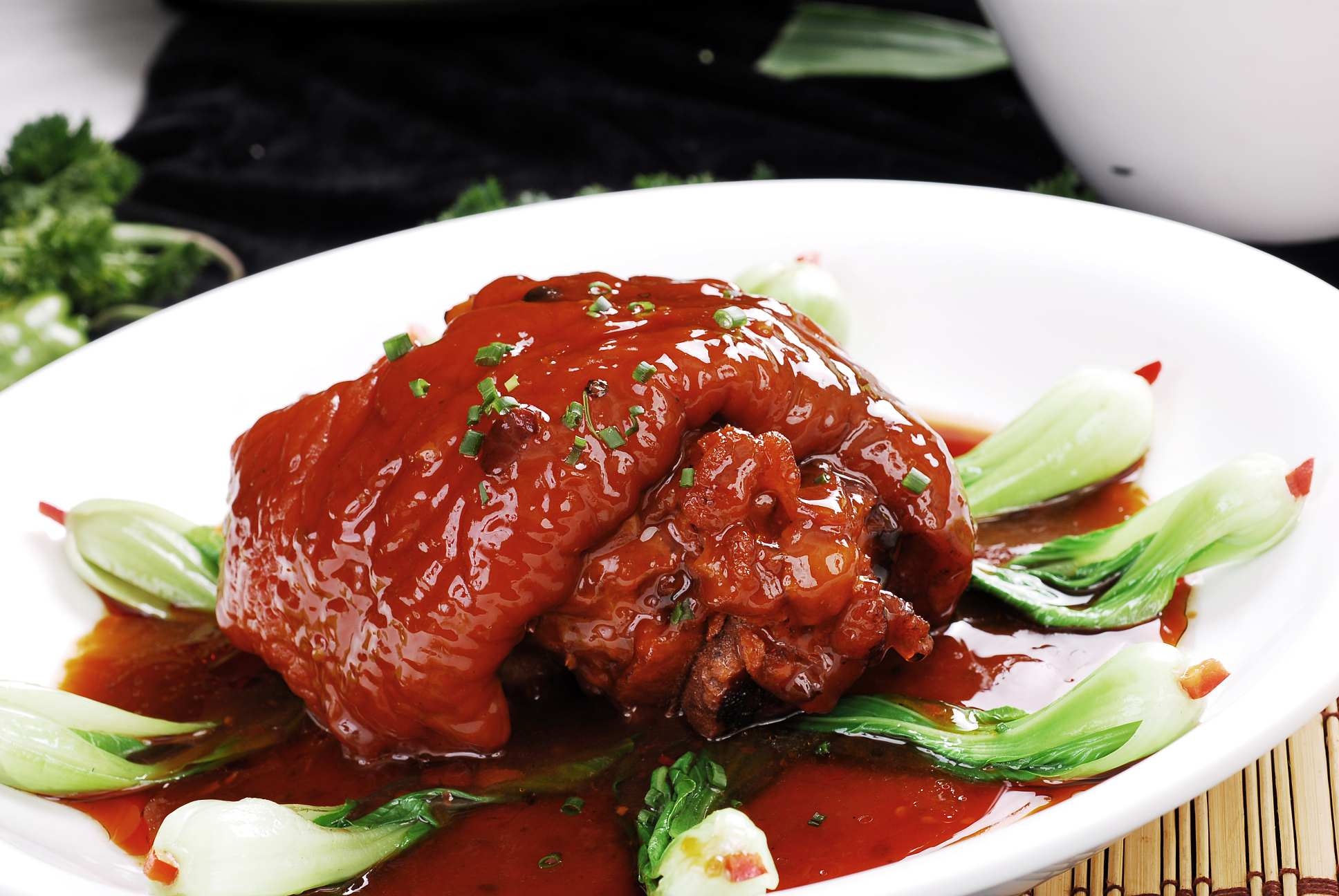 餐饮美食一脚定江山宣传图片灯箱