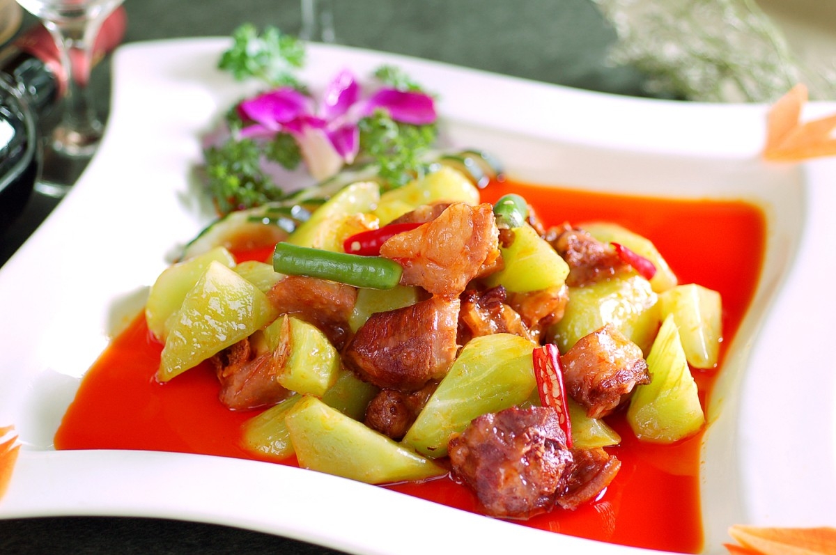 高清图片餐饮美食川菜黄焖天鹅肉高清图片232