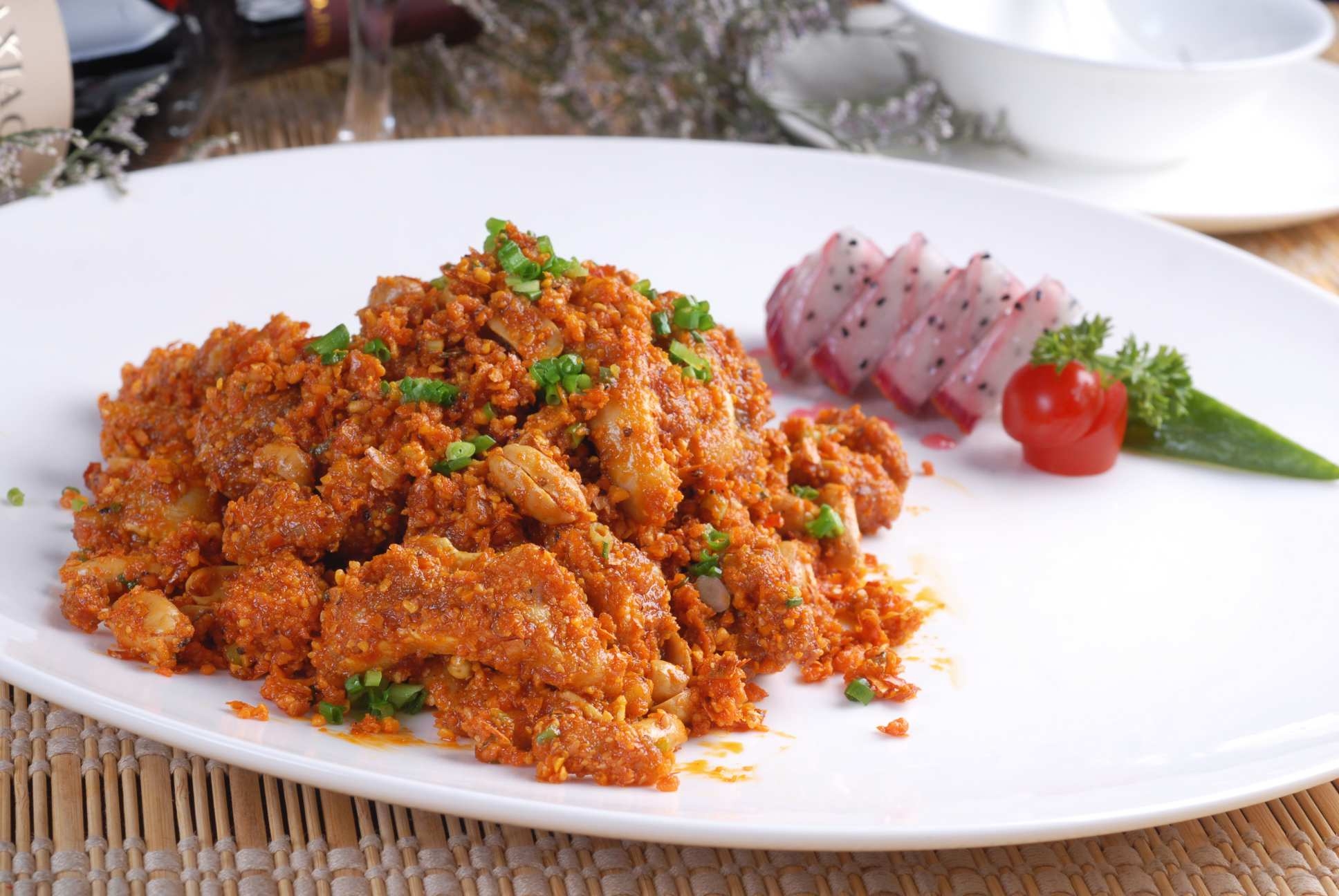 餐饮美食香酥鹿脆骨宣传图片灯箱