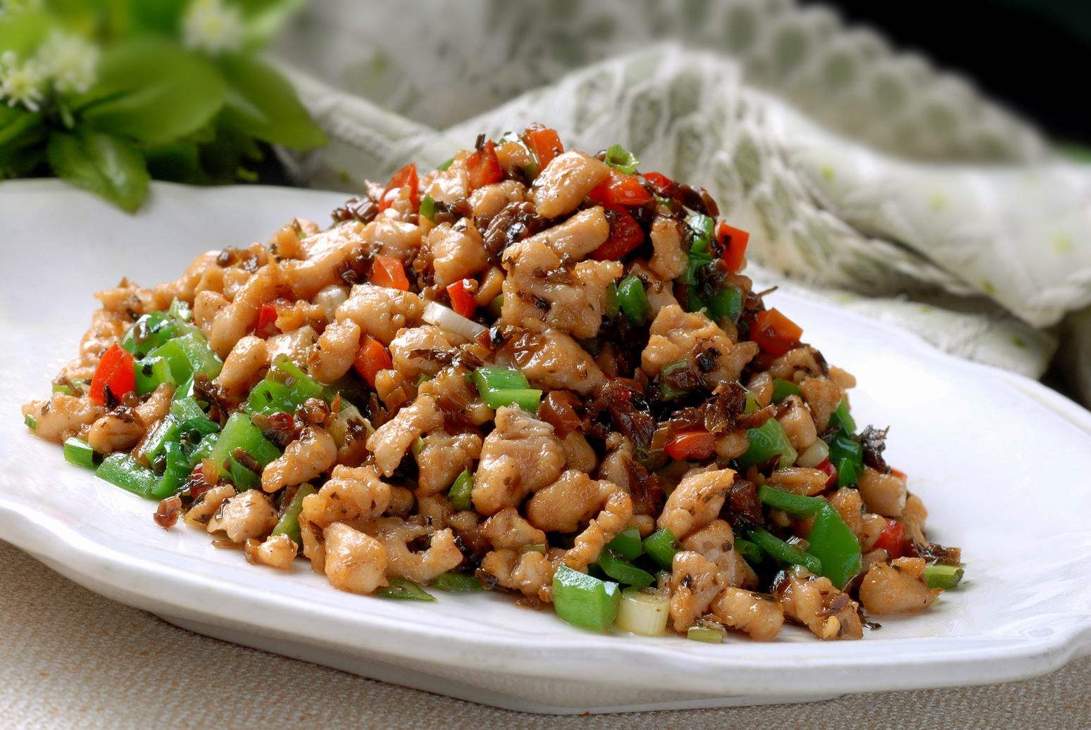 高清图片餐饮美食川菜鸡米芽菜高清图片259